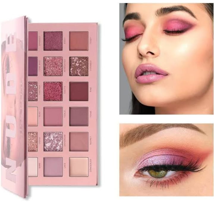 4 in 1 Glam Makeup Bundle – Lip Tint, Eyeshadow Palette & 36H Mascara Set