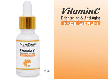 MoonTouch Vitamin C Face Serum – Brightening & Anti-Aging Serum for Glowing, Even-Toned Skin (20ml)