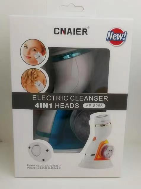 CNAIER 4-in-1 Electric Facial Cleansing Brush – Deep Cleaning & Skin Care Massager (AE-8286)