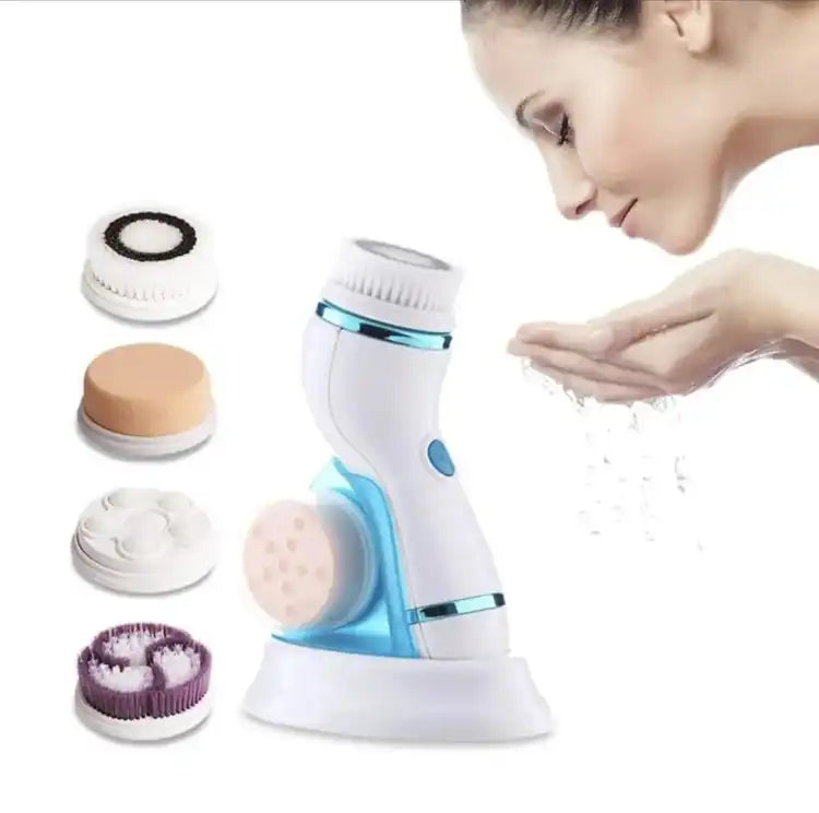 CNAIER 4-in-1 Electric Facial Cleansing Brush – Deep Cleaning & Skin Care Massager (AE-8286)