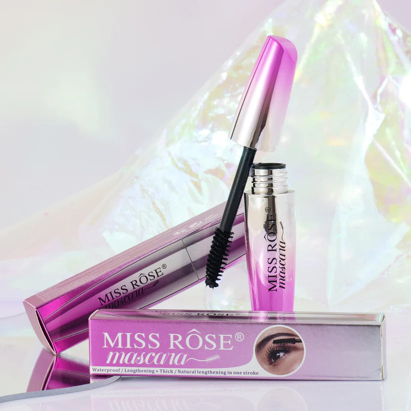 MISS ROSE Professional Waterproof Mascara – Volumizing & Lengthening Eye Makeup