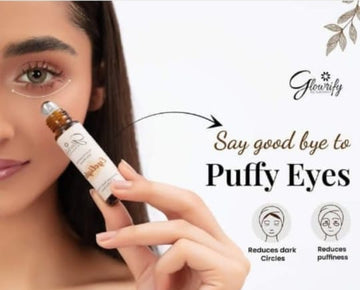 Glowrify Eyelight Under-Eye Massage Serum – Pure Essential Oils Blend for Dark Circles & Puffy Eyes