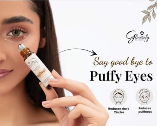 Glowrify Eyelight Under-Eye Massage Serum – Pure Essential Oils Blend for Dark Circles & Puffy Eyes