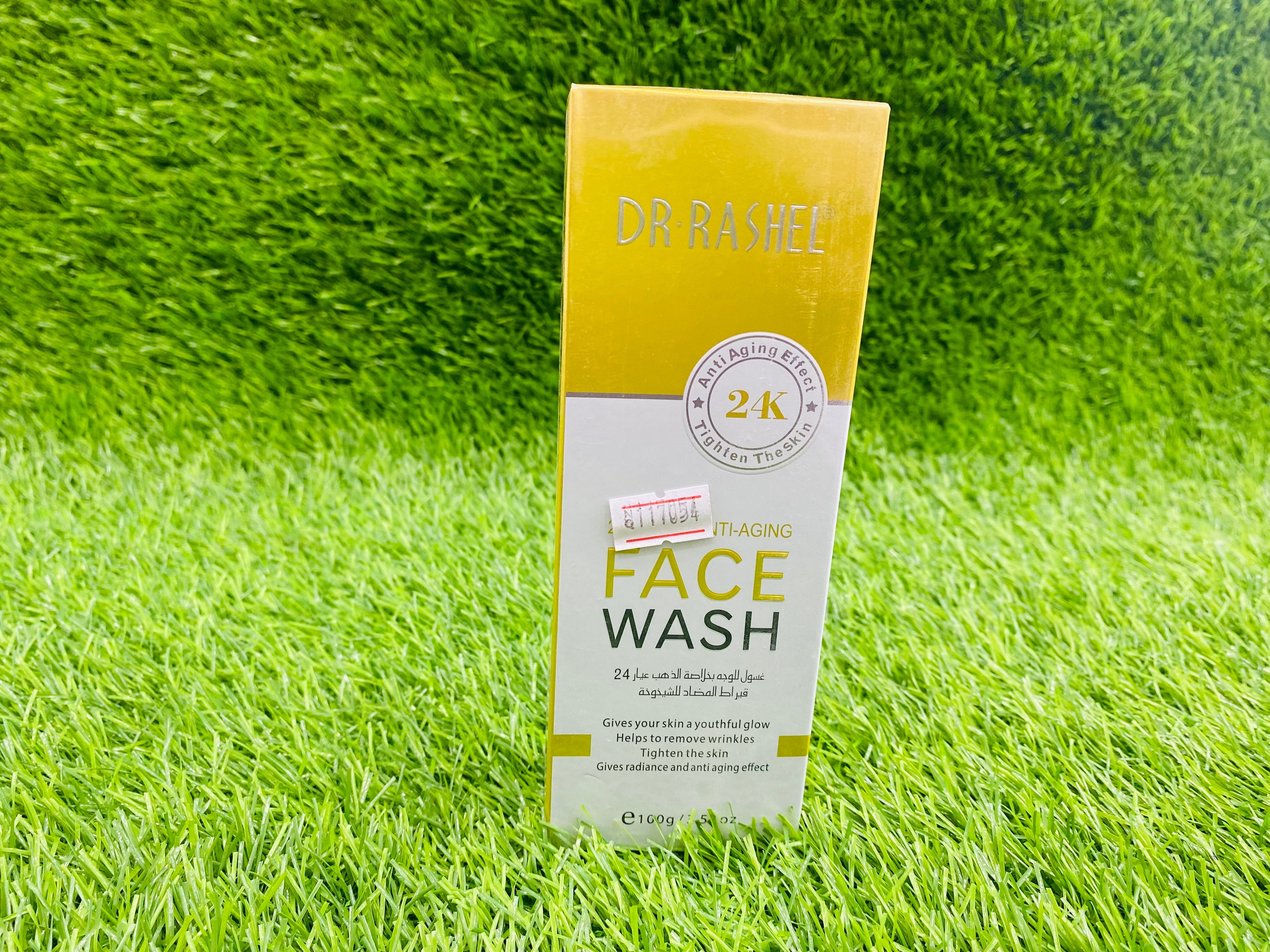 Dr. Rashel 24K Gold Anti-Aging Face Wash – Skin Tightening & Radiance Cleanser (100g)