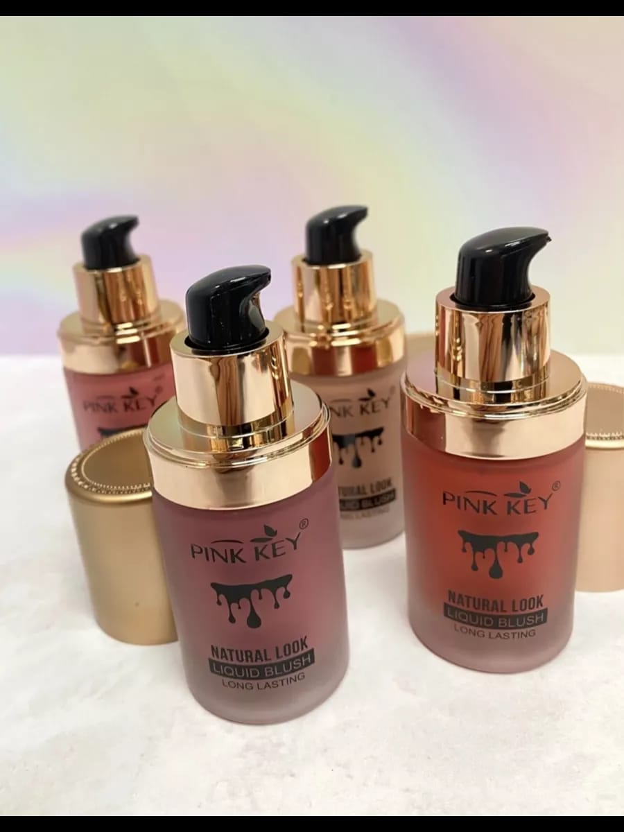 Pink Key Natural Look Liquid Blush – Long Lasting & Lightweight Cheek Tint