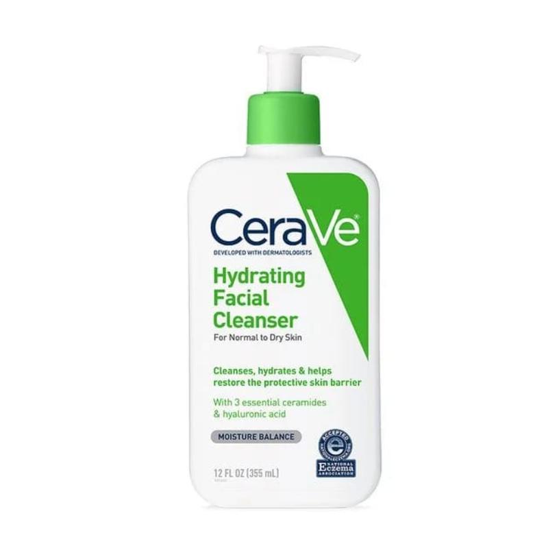 CeraVe Hydrating Cleanser + The Ordinary Niacinamide 10% + Zinc 1% Duo Bundle – Complete Cleanse & Brighten Skincare Set
