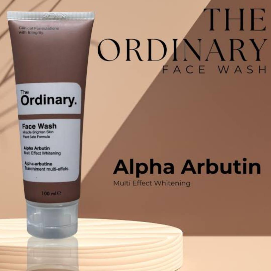 The Ordinary Skin Brightening Duo – Niacinamide Serum & Alpha Arbutin Face Wash Combo