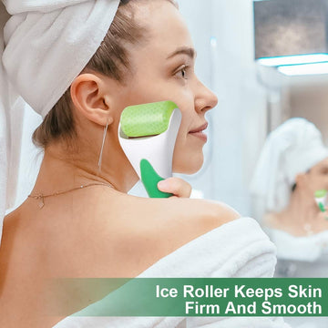 ❄️ Cooling Ice Face Roller – Reusable Facial Massager for Skin Refreshing & Puffiness Relief