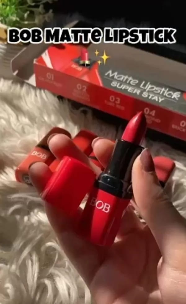 6 Pcs Bob Matte Lipstick Super Stay Set