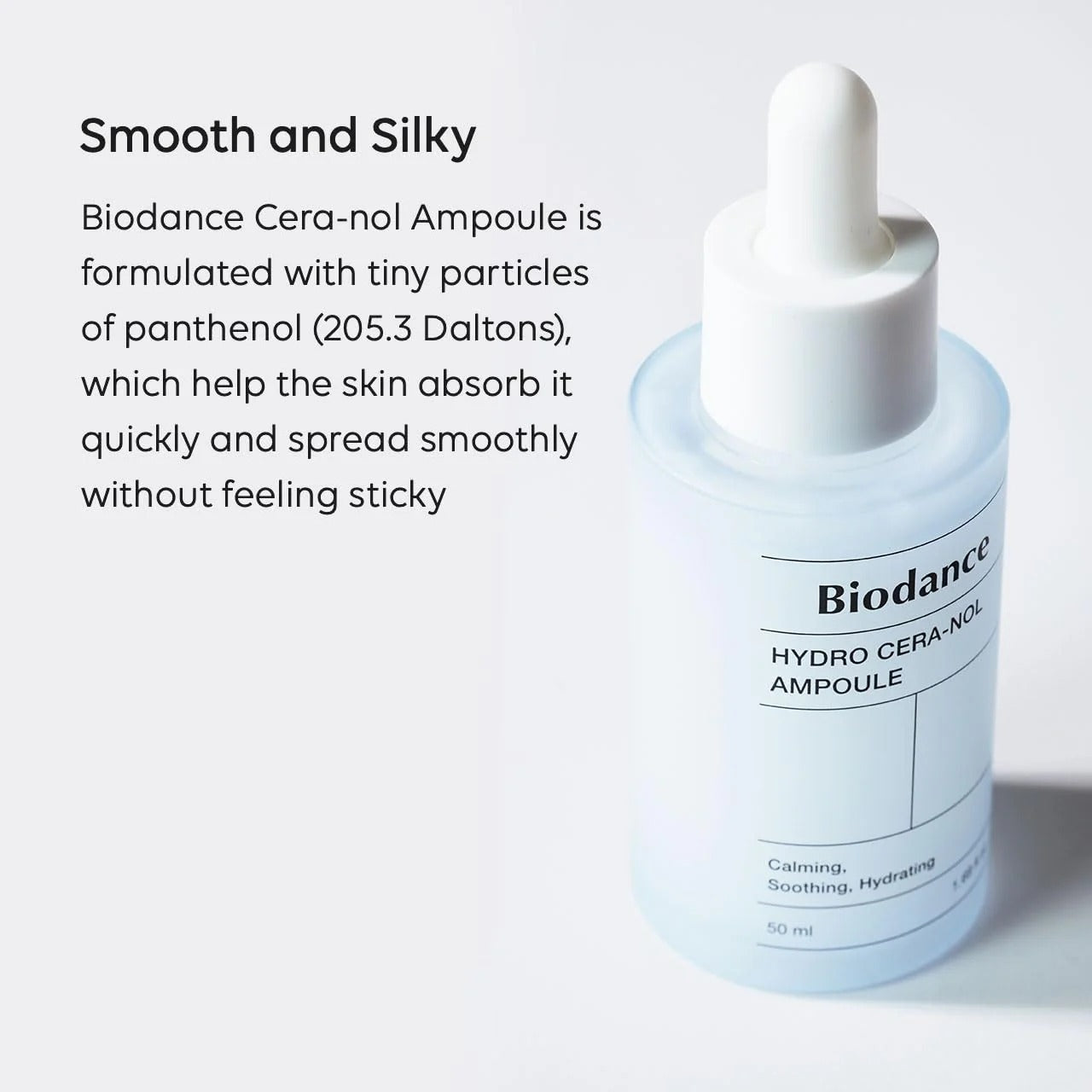 Biodance Hydro Cera Nol Ampoule Hydrating Soothing Serum With Panthenol Ceramides And Hyaluronic Acid 30ml Made In Korea