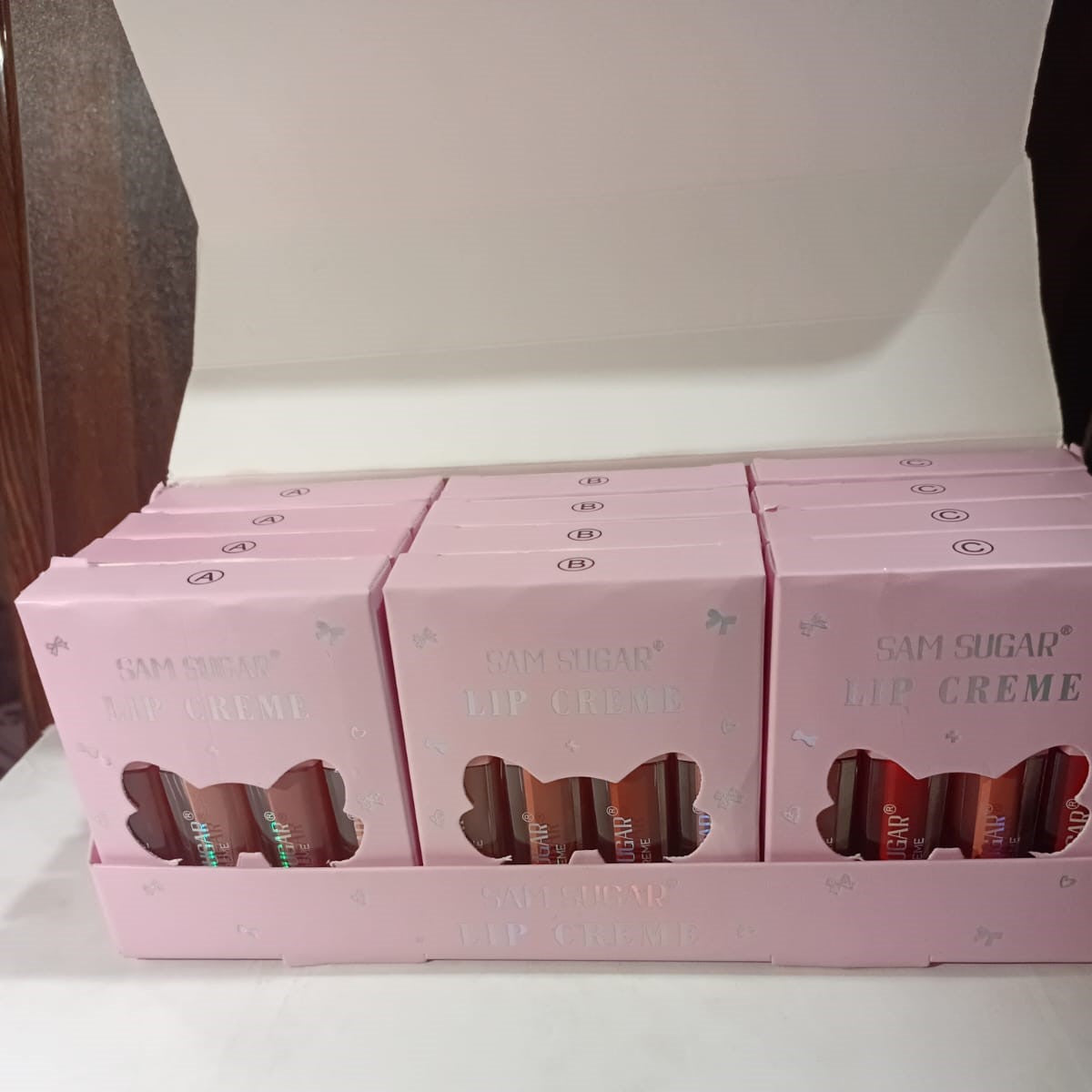 Sam Sugar Matte Liquid Lipsticks Pack Of 4 Long Lasting Multi Shades | Random Shades