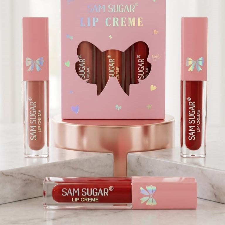 Sam Sugar Matte Liquid Lipsticks Pack Of 4 Long Lasting Multi Shades | Random Shades