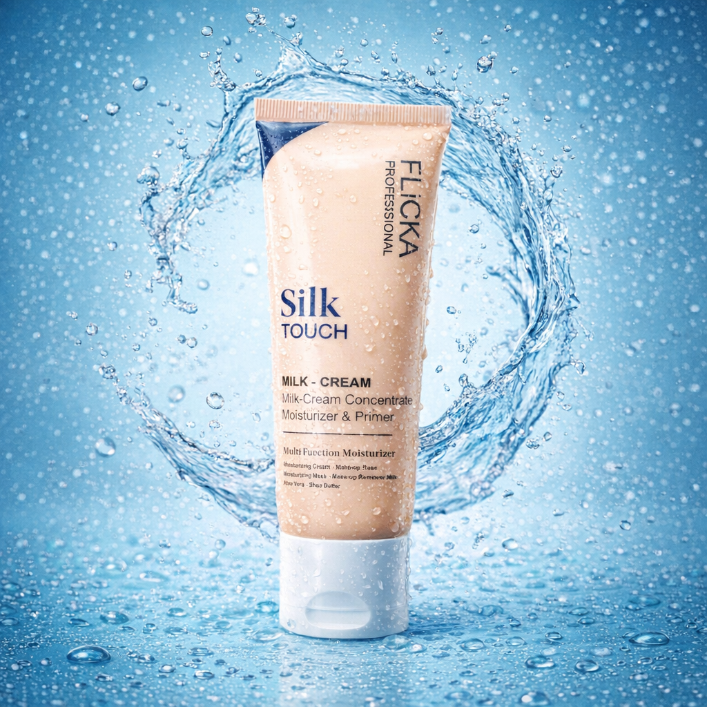 Flicka Silk Touch Milk-Cream Concentrate – 2-in-1 Daily Moisturizer & Makeup Primer