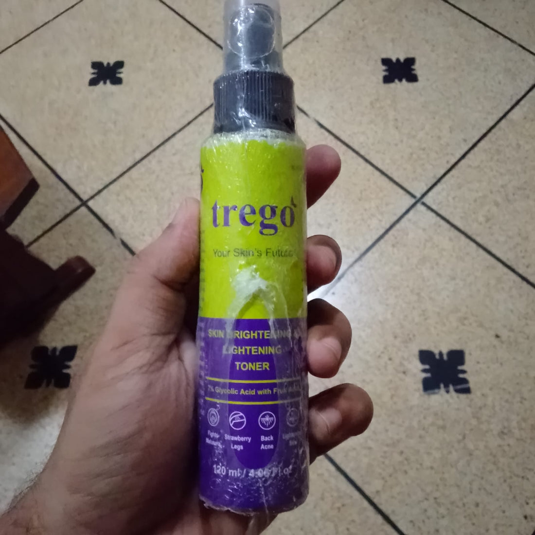 Trego Skin Brightening & Lightening Toner – 7% Glycolic Acid Face & Body Toner | 120ml