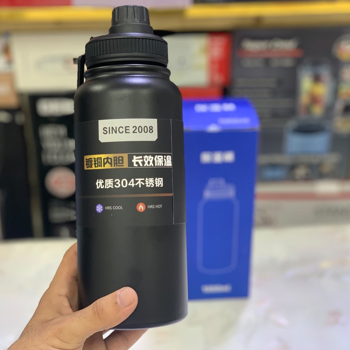 Premium 1000ml Vacuum Insulated Water Bottle – High-Quality 304 Stainless Steel Flask