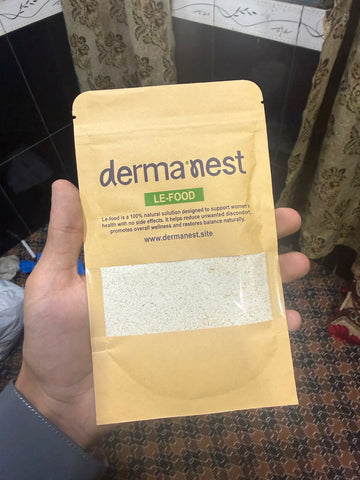 ✨ Dermanest LE-FOOD Herbal Whitening & Brightening Face Mask Powder – Natural Skin Care Treatment