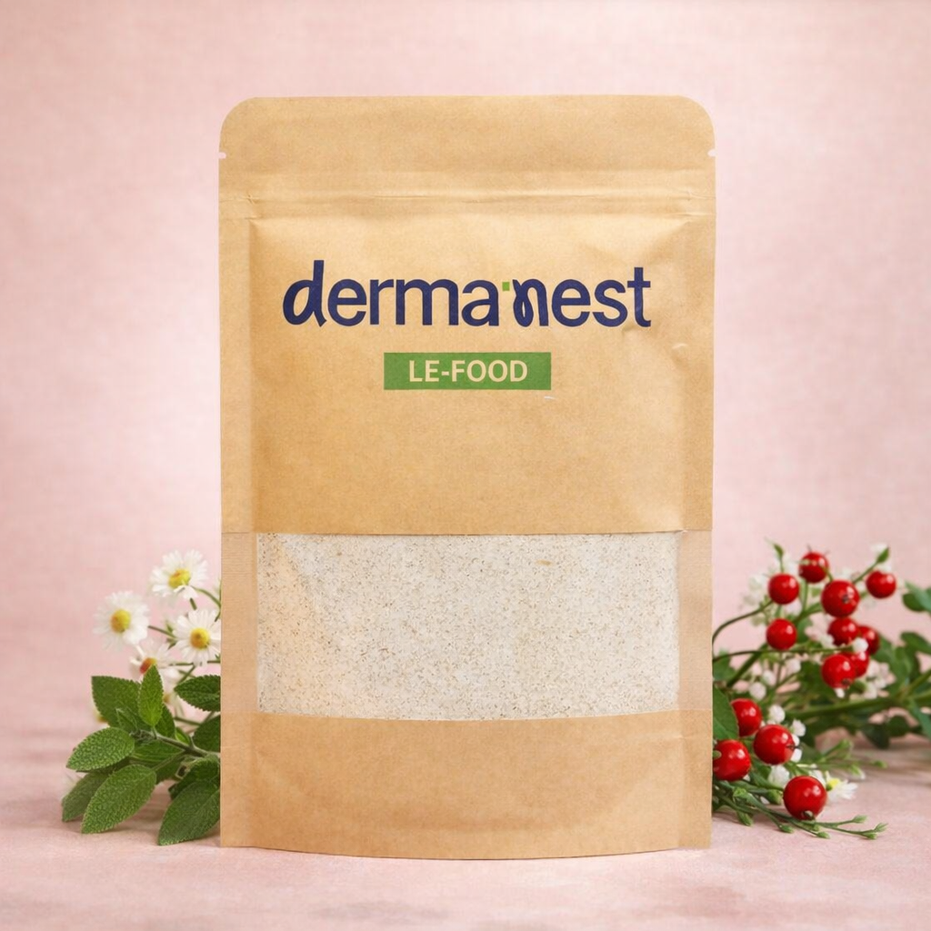 ✨ Dermanest LE-FOOD Herbal Whitening & Brightening Face Mask Powder – Natural Skin Care Treatment