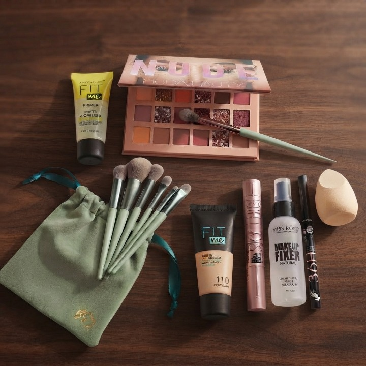 All-in-One 9-Piece Makeup Combo Kit – Complete Beauty Collection