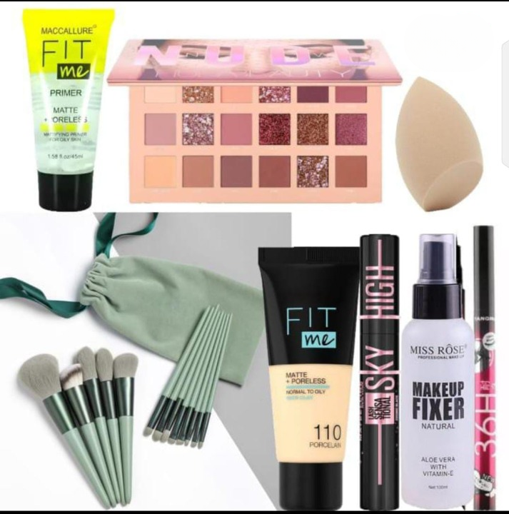 All-in-One 9-Piece Makeup Combo Kit – Complete Beauty Collection