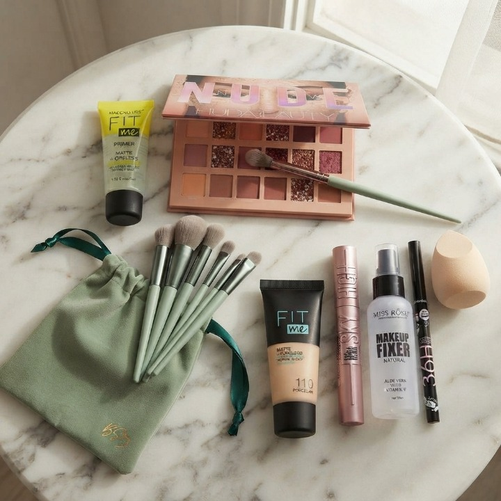 All-in-One 9-Piece Makeup Combo Kit – Complete Beauty Collection