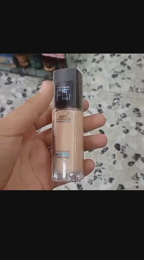 Maybelline Fit Me Matte + Poreless Foundation 115 Ivory – Oil Control & Natural Finish (30ml)