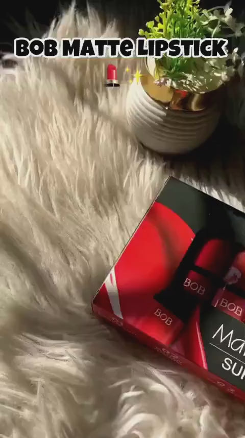 6 Pcs Bob Matte Lipstick Super Stay Set