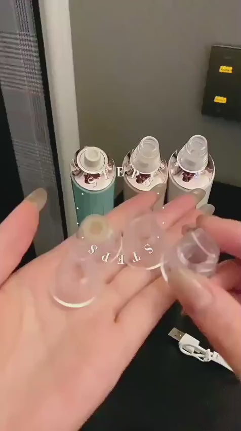 Vacuum Blackhead Remover | Electric Facial Cleanser & Pore Cleaner | Rechargeable Suction Tool for Deep Skin Cleansing