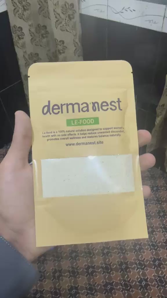 ✨ Dermanest LE-FOOD Herbal Whitening & Brightening Face Mask Powder – Natural Skin Care Treatment