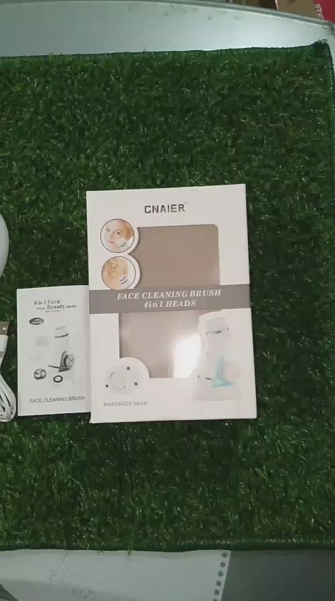 CNAIER 4-in-1 Electric Facial Cleansing Brush – Deep Cleaning & Skin Care Massager (AE-8286)