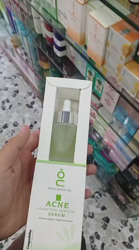 Acne Salicylic Acid 2.5% Serum 30ml | Advanced Acne Treatment | Deep Pore Cleansing, Oil Control, And Skin Clarifying Face Serum For All Skin Types