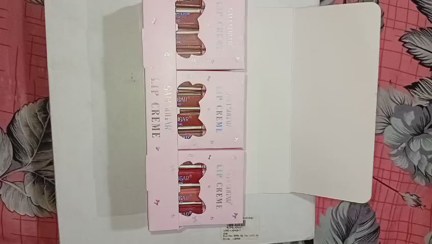 Sam Sugar Matte Liquid Lipsticks Pack Of 4 Long Lasting Multi Shades | Random Shades